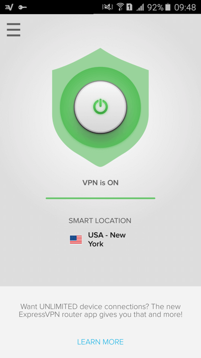 Express VPN Android VPN aplikácia